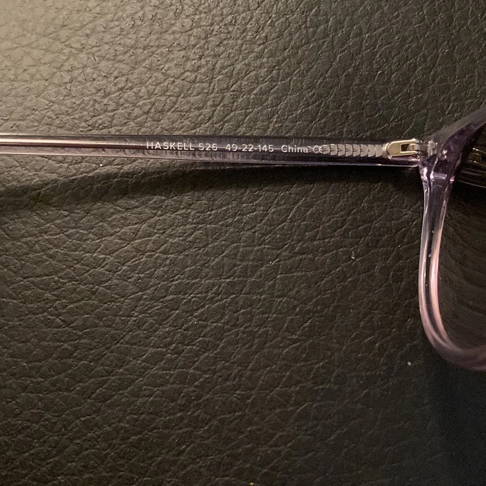 Warby Parker Translucent Lavender Round Sunglasses - Picture 4 of 6